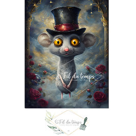 ハッおもしろいトデコページ紙付き動物。 薄葉紙