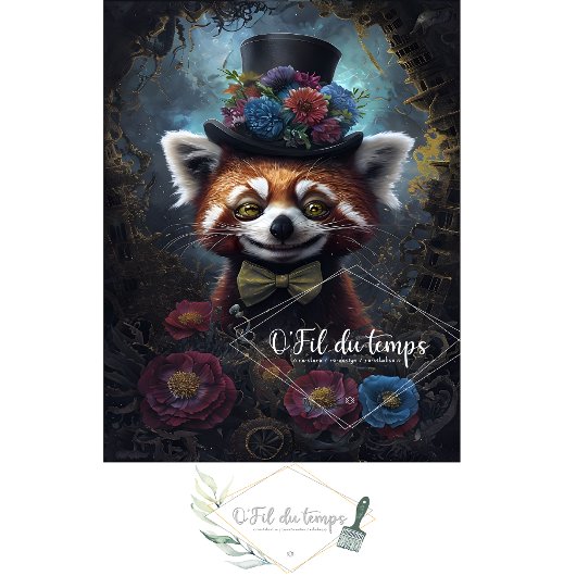 ハッおもしろいトデコページ紙付き動物。 薄葉紙