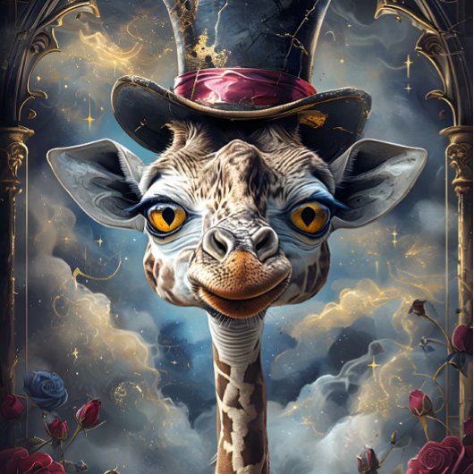 ハッおもしろいトデコページ紙付き動物。 薄葉紙