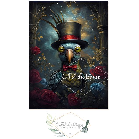 ハッおもしろいトデコページ紙付き動物。 薄葉紙