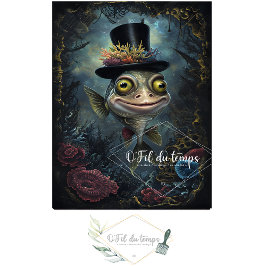 ハッおもしろいトデコページ紙付き動物。 薄葉紙