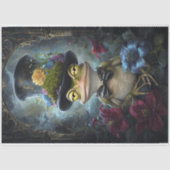 ハッおもしろいトデコページ紙付き動物。 薄葉紙 (正面)