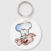 ハッおもしろいト付き漫画ピグシェフ キーホルダー (裏面)