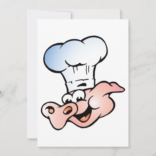 ハッおもしろいト付き漫画ピグシェフ 招待状 (正面)