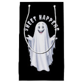 ハッおもしろいピー幽霊抱き枕 スモールペーパーバッグ (正面)