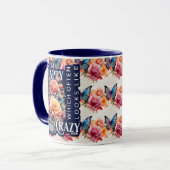 ハッおもしろいピー引用文オールオーバープリント マグカップ (正面左)