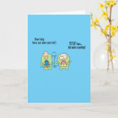 ハッおもしろいピー記念日カード。048 カード (黄色い花)