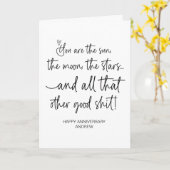 ハッおもしろいプアニバーサリーハッピーバレンタインデー カード (黄色い花)