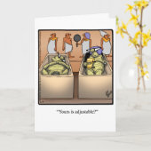 ハッおもしろいプキングタットデイカード カード (黄色い花)