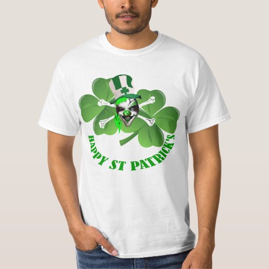 ハッおもしろいプセントパトリックの日 Tシャツ (正面)