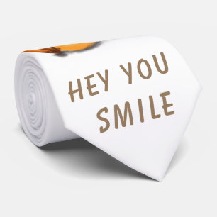 ハッおもしろいプダックとネックタイ – スマイル ネクタイ