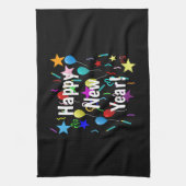 ハッおもしろいプニューイヤー大晦日2023パーティーデコレーションセ キッチンタオル (縦)