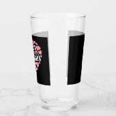 ハッおもしろいプバレンタインデーハートラブバレンタイン タンブラーグラス (左)