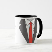 ハッおもしろいプファーザーズデイコーヒーマグ マグカップ (正面右)