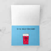 ハッおもしろいプファーザーズ日ポップクールパパ口ひげ カード (内部)