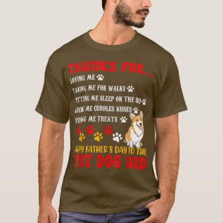 ハッおもしろいプファーザーデイドッグ最高のパパコルギドッグLo Tシャツ