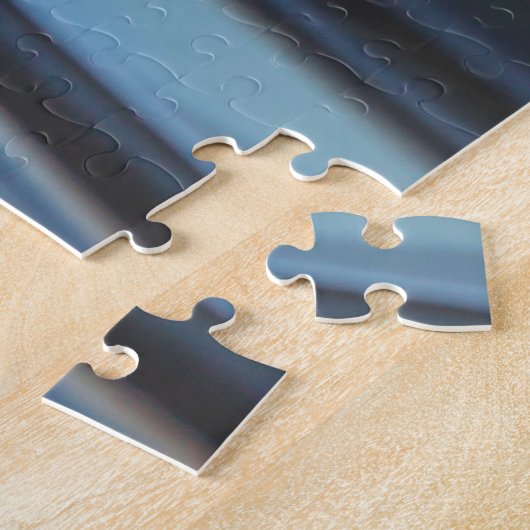 ハッおもしろいプフランスのブルドッグの車の窓 ジグソーパズル (側面)