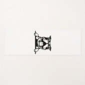 ハッおもしろいプブルドッグ ヨガマット (正面(横))