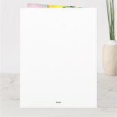 ハッおもしろいプベレート誕生日 カード (裏面)