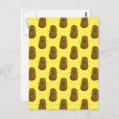 ハッおもしろいプポテト ポストカード (正面/裏面)