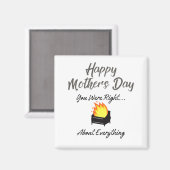 ハッおもしろいプマザーズ・デイマグネット マグネット (正面/裏面)