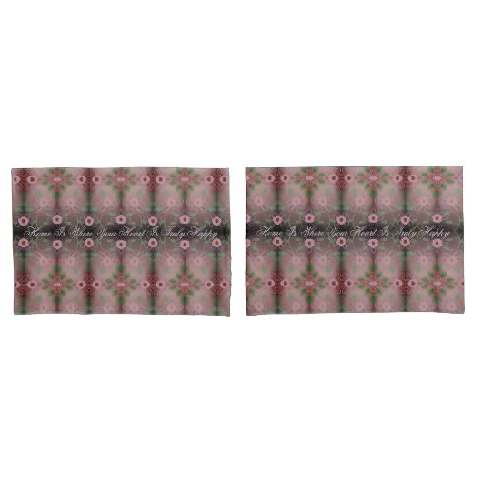 ハッかわいらしプハートピンクピローケースセット 枕カバー (フロントセット)