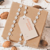 ハッはっきりしたプモダンホリデーズコーラルトゥ ギフトタグ