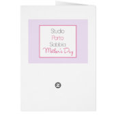 ハッイタリアンプマザーズデイパープルローズブーケ (裏面)