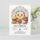 ハッエレガントお洒落プCookie誕生日 招待状 (スタンド正面)