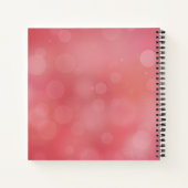 ハッエレガントパーソナライズされたプマザーズデイゲストブック ノートブック (裏面)