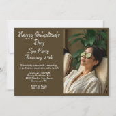 ハッエレガントプガレンティーンズデイスパパーティの招待状 (正面)