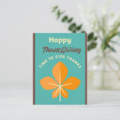 ハッエレガントプサンクスギビングと離れ秋 シーズンポストカード (スタンド正面)