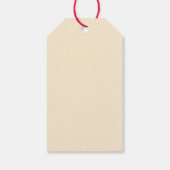 ハッエレガントプサンクスギビングディナーカスタムパーティー ギフトタグ (裏面)