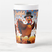 ハッエレガントプサンクスギビング カフェラテマグ (正面)