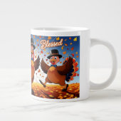 ハッエレガントプサンクスギビング ジャンボコーヒーマグカップ (右)