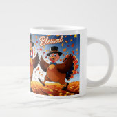 ハッエレガントプサンクスギビング ジャンボコーヒーマグカップ (右)