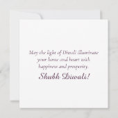 ハッエレガントプディワリフェスティバルオブライト シーズンカード (裏面)