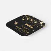 ハッエレガントプニューイヤー7インチスクエアの名前 ペーパープレート (傾斜あり)