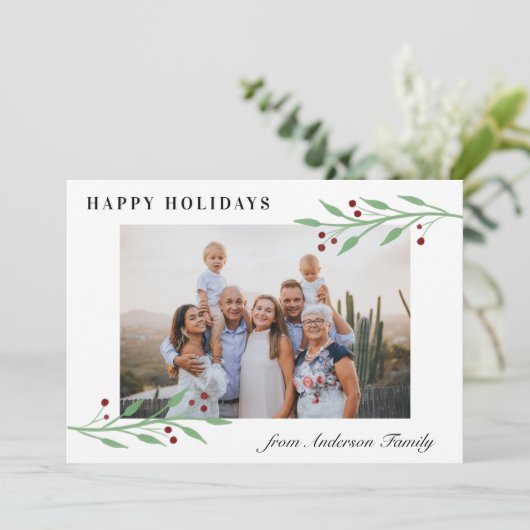 ハッエレガントプホリデーズウォーター色さくらんぼ写真 シーズンカード (スタンド正面)