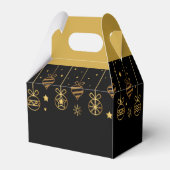 ハッエレガントプホリデーズブラック金ゴールドカスタム企業の フェイバーボックス (裏面サイド)