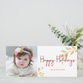 ハッエレガントプホリデーズ金ゴールドリーフ写真 シーズンカード (スタンド正面)