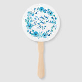 ハッエレガントプマザーの日フローラリースハンドファン ハンドファン (正面)