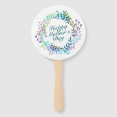 ハッエレガントプマザーの日フローラリースハンドファン ハンドファン (裏面)