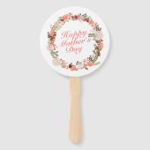 ハッエレガントプマザーの日フローラリースハンドファン ハンドファン (裏面)