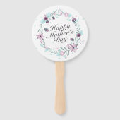 ハッエレガントプマザーの日フローラリースハンドファン ハンドファン (裏面)