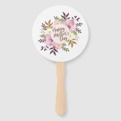 ハッエレガントプマザーの日フローラリースハンドファン ハンドファン (裏面)