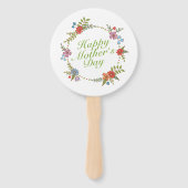 ハッエレガントプマザーの日フローラリースハンドファン ハンドファン (裏面)