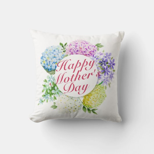 ハッエレガントプマザーの日フローラ枠 |枕 クッション (正面)