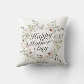 ハッエレガントプマザーの日フローラ枠 |枕 クッション (裏面)