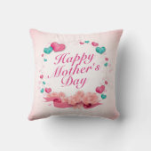 ハッエレガントプマザーズデイキャンディハート |枕 クッション (裏面)